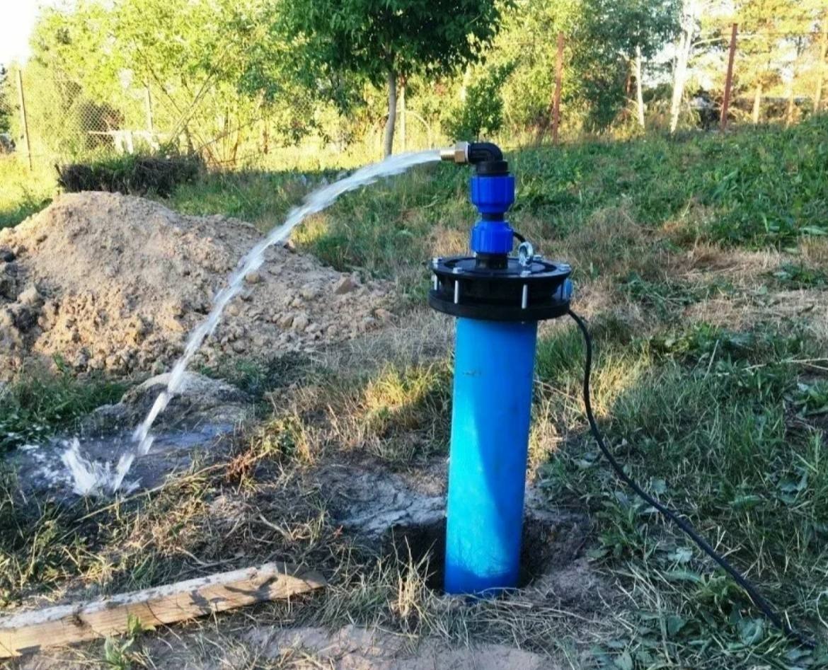 Бурение артезианской скважины в деревне Фенино