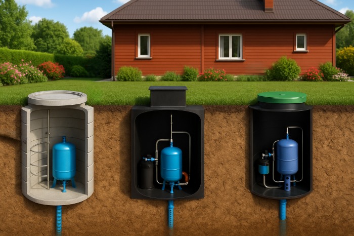 Как определить, какой кессон лучше: пластиковый или металлический?