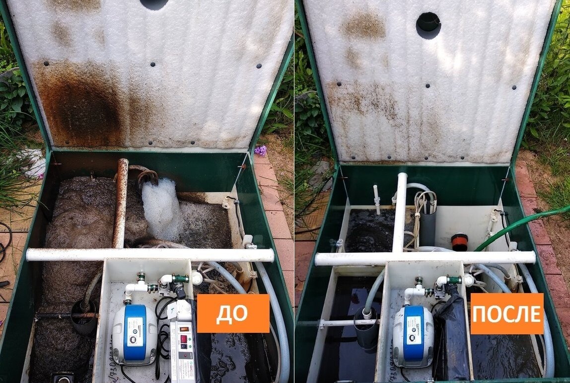 Процедура обслуживание септика