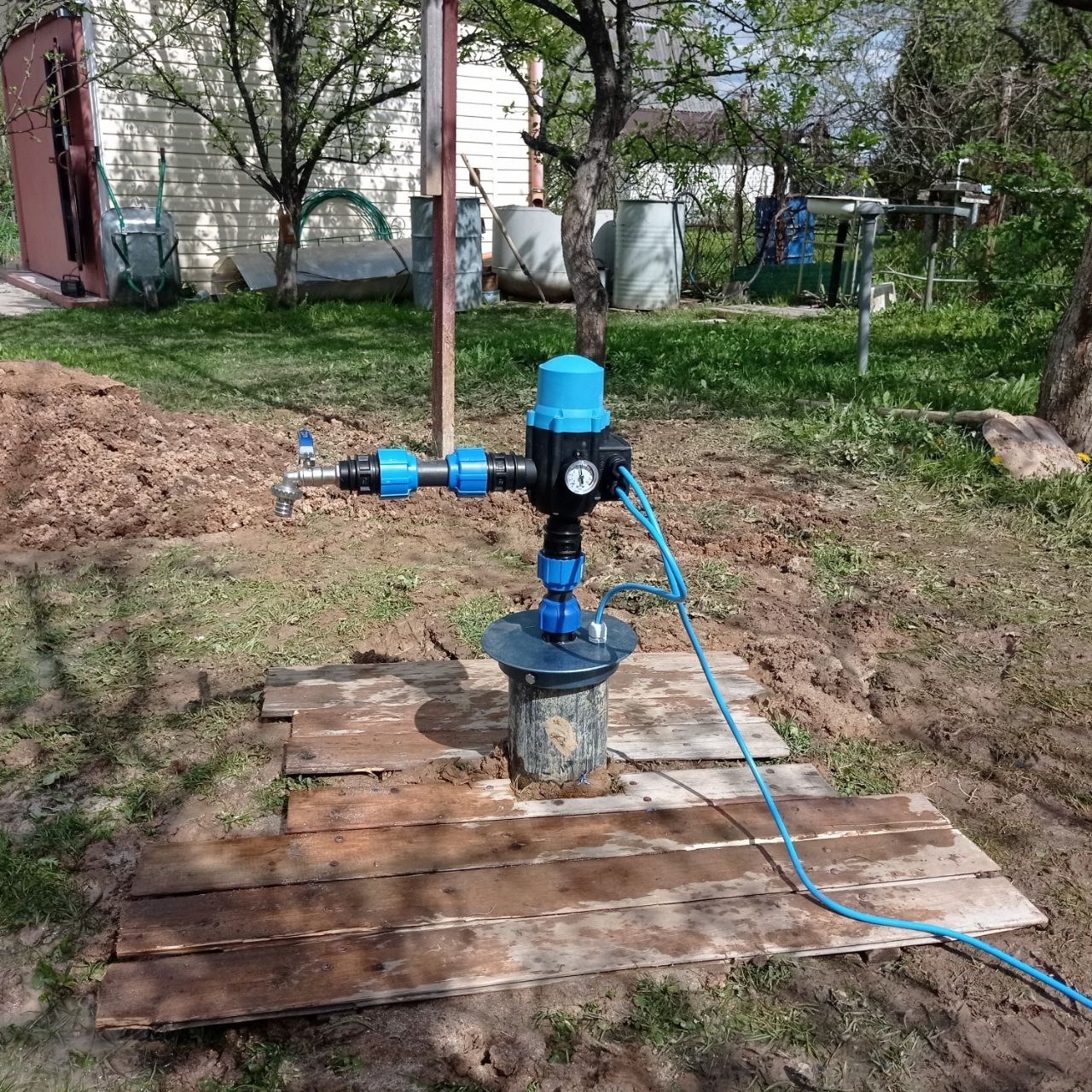 Летнее обустройство скважины