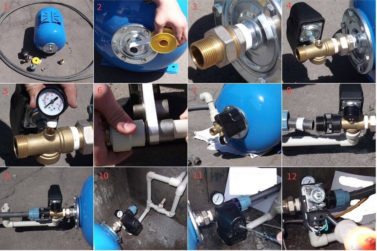 Замена гидроаккумулятора